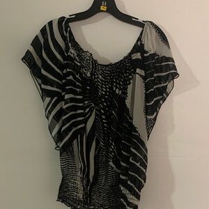 Chic‎ Zebra Print Women's Blouse